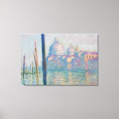 Claude Monet's Le Grand Canal Canvas Afdruk (Voorkant)