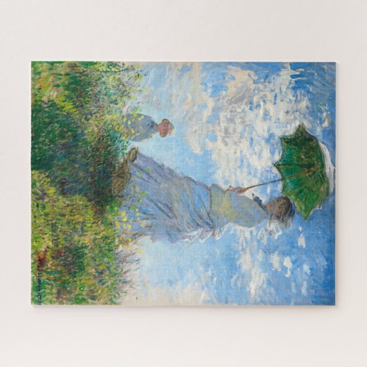Claude Monet's Madame Monet en haar zoon Legpuzzel (Horizontaal)