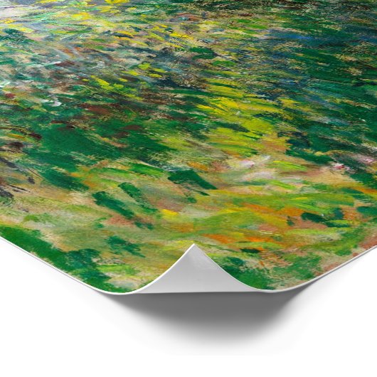 Claude Monet's Madame Monet en haar zoon Poster (Hoek)