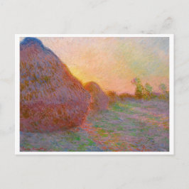 Claude Monet's Meules Haystack Briefkaart