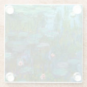 Claude Monet's Nymphéas Glazen Onderzetter (Achterkant)