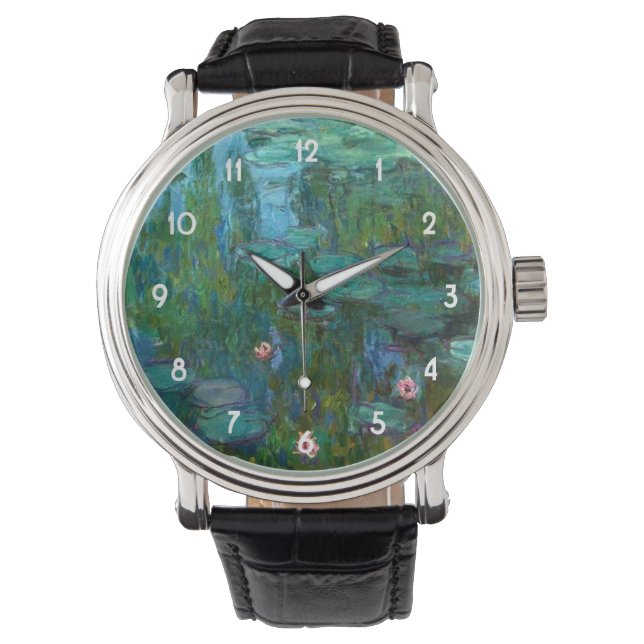 Claude Monet's Nymphéas Horloge (Voorkant)