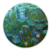 Claude Monet's Nymphéas Keramische Knop (Voorkant)