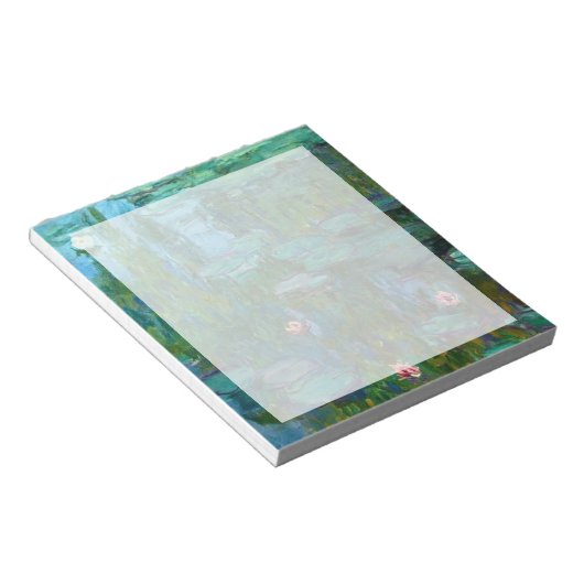 Claude Monet's Nymphéas Notitieblok (Schuin)