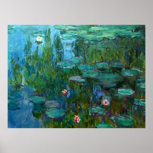 Claude Monet's Nymphéas Poster (Voorkant)