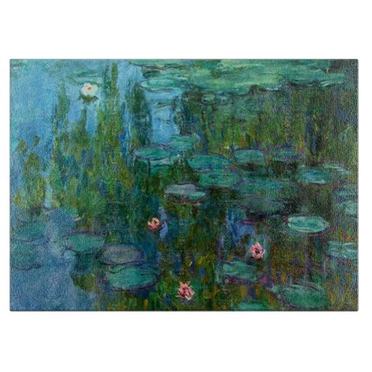 Claude Monet's Nymphéas Snijplank (Voorkant)