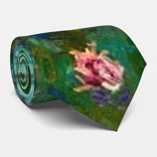 Claude Monet's Nymphéas Stropdas (Opgerold)