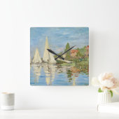 Claude Monet's Regattas at Argenteuil (1872) Vierkante Klok (Huis)