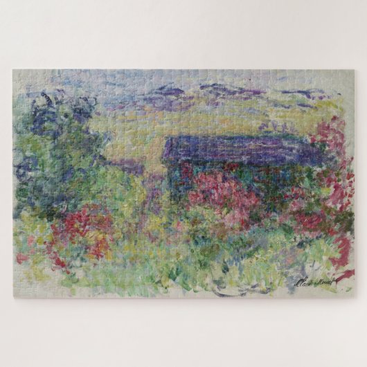 Claude Monets rozentuin Legpuzzel (Horizontaal)