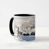 Claude Monets schilderij, De Ekster, Mok (Voorkant links)