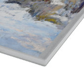 Claude Monet's sneeuw in Argenteuil Snijplank (Hoek)