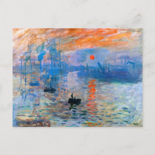 Claude Monet's Sunrise Briefkaart