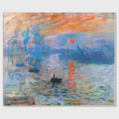Claude Monet's Sunrise Cadeaupapier (Vlak)