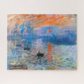 Claude Monet's Sunrise Legpuzzel (Horizontaal)