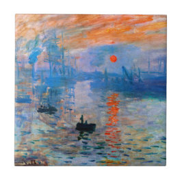 Claude Monet's Sunrise Tegeltje