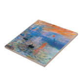 Claude Monet's Sunrise Tegeltje (Zijkant)