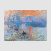 Claude Monet's Sunrise Tissuepapier (Voorkant)