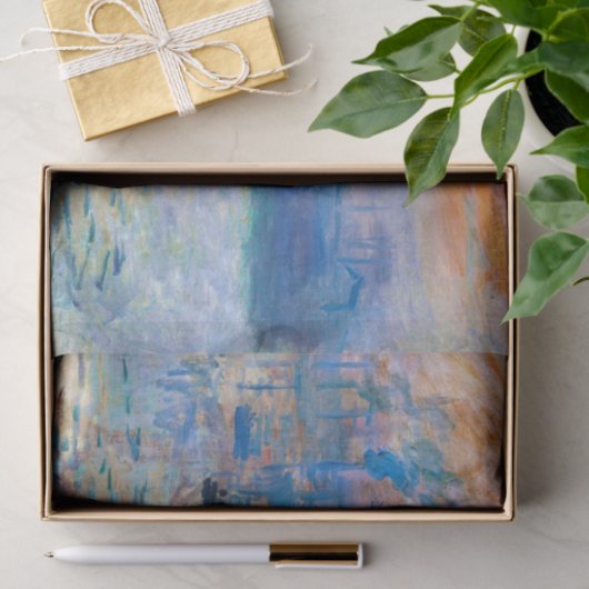 Claude Monet's Sunrise Tissuepapier (Geschenk)