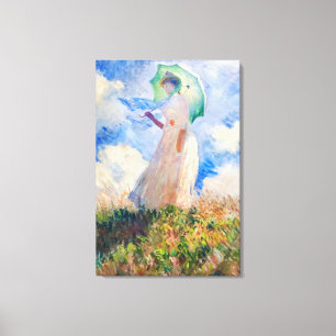 Claude Monet's Suzanne Hoplanné - kunst Canvas Afdruk