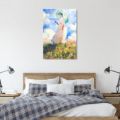 Claude Monet's Suzanne Hoplanné -  kunst Canvas Afdruk (Insitu (Slaapkamer))