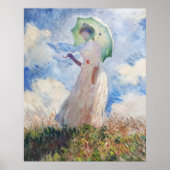 Claude Monets Suzanne Hoschedé (1886) Poster (Voorkant)