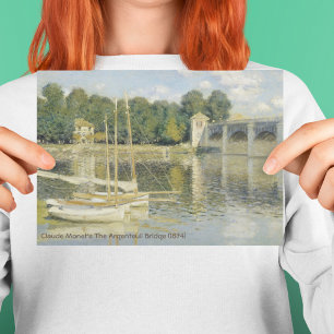 Claude Monet's The Argenteuil Bridge (1874) Bedankkaart