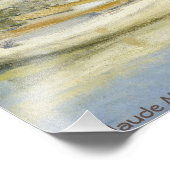 Claude Monets The Argenteuil Bridge (1874) beroemd Foto Afdruk (Hoek)