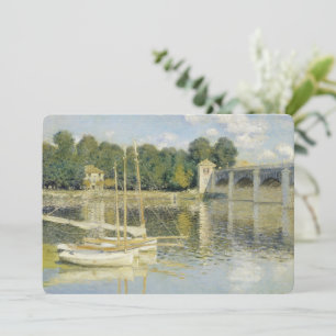 Claude Monet's The Argenteuil Bridge (1874) Kaart