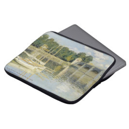 Claude Monet's The Argenteuil Bridge (1874) Laptop Sleeve