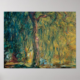 Claude Monets treurwilg Poster