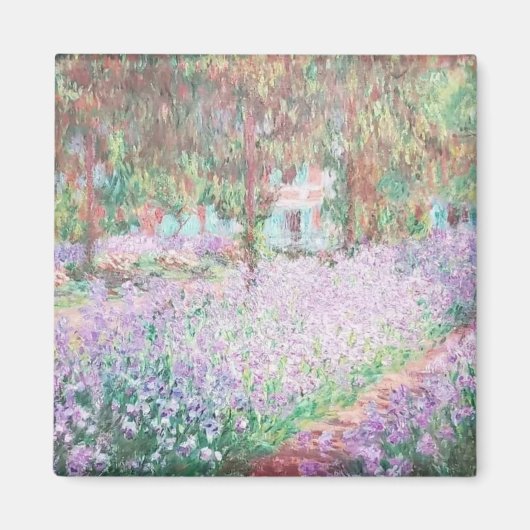Claude Monets tuin in Giverny Magneet (Voorkant)