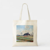 Claude Monet's Tulpenvelden bij Sassenheim (1886) Tote Bag (Achterkant)