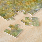 Claude Monets Velden in de lente Legpuzzel (Zijkant)