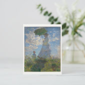 Claude Monet's Vrouw met een Parasol (De Stroll) Kaart (Staand voorkant)