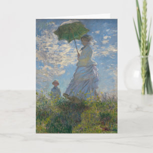 Claude Monet's Vrouw met een Parasol (De Stroll) Kaart