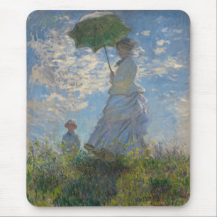 Claude Monet's Vrouw met een Parasol (De Stroll) Muismat