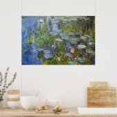 Claude Monet's Water Lilies (1915)  Poster (Keuken)