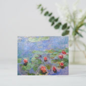 Claude Monet's Water Lilies Briefkaart (Staand voorkant)