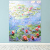 Claude Monet's Water Lilies Canvas Afdruk (Insitu (Houten vloer))