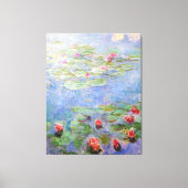 Claude Monet's Water Lilies Canvas Afdruk (Voorkant)