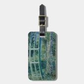 Claude Monet's Water Lilies en Japanse brug Bagagelabel (Voorkant verticaal)