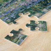 Claude Monet's Water Lilies en Japanse brug Legpuzzel (Zijkant)