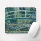Claude Monet's Water Lilies en Japanse brug Muismat (Met muis)