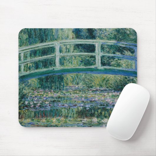 Claude Monet's Water Lilies en Japanse brug Muismat (Met muis)