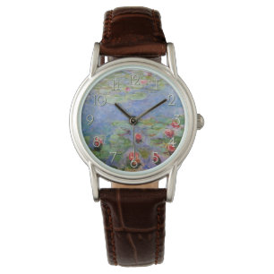 Claude Monet's Water Lilies Horloge