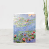 Claude Monet's Water Lilies Kaart (Voorkant)
