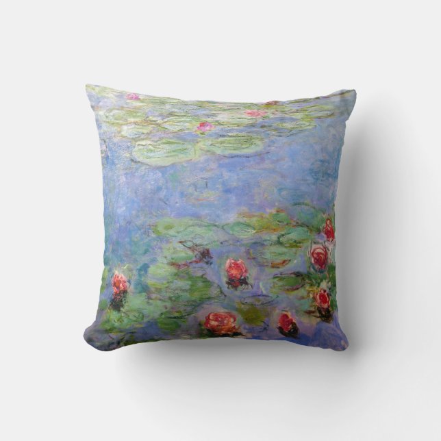 Claude Monet's Water Lilies Kussen (Voorkant)