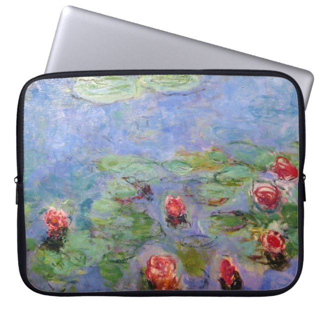 Claude Monet's Water Lilies Laptop Sleeve (Voorkant)