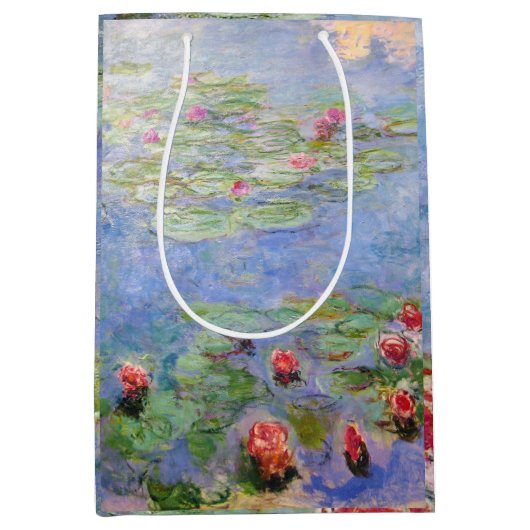Claude Monet's Water Lilies Medium Cadeauzakje (Voorkant)