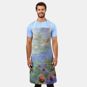 Claude Monet's Water Lilies Schort (Gedragen)